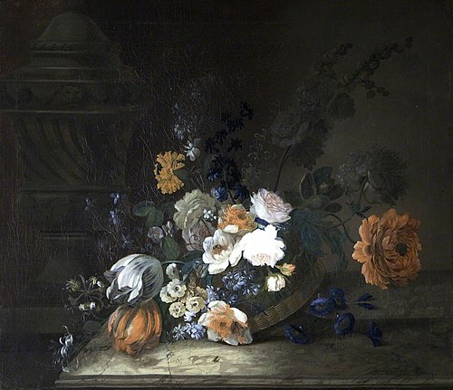 A Basket of Flowers, 1768, Peter Brown