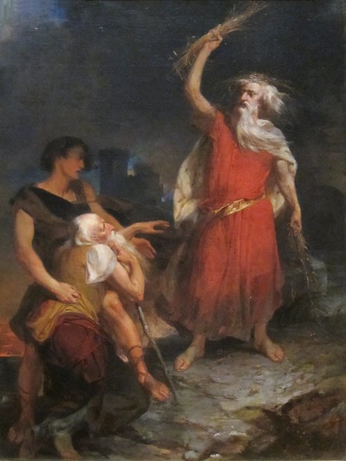 The King and the Beggar, 1856, Peter Frederick Rothermel