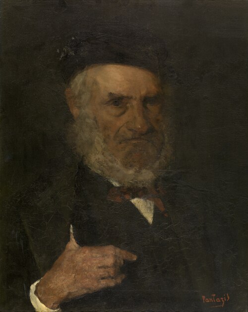 Man with Beret, 1875, Périclès Pantazis