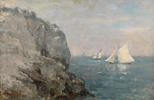 The Cliff, 1882, Périclès Pantazis