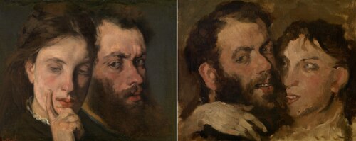 Pruilerij en verzoening, 1875, Périclès Pantazis
