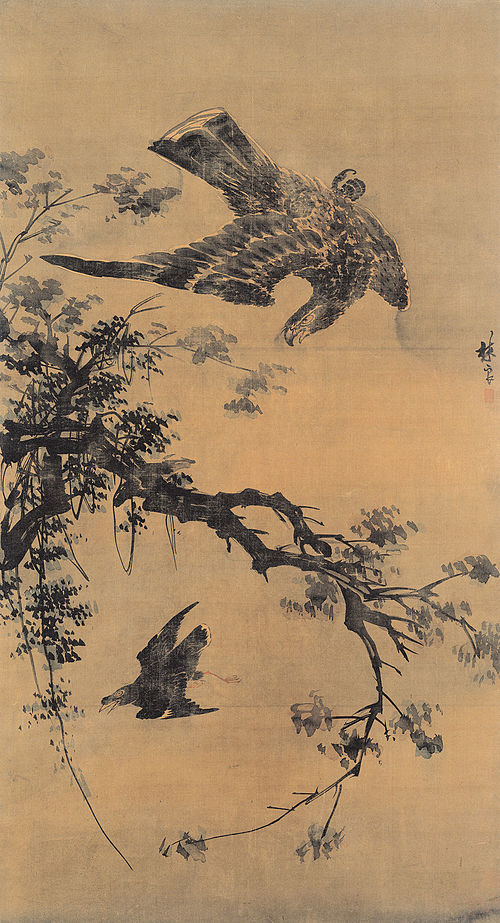 Falcon in Autumn, , Lin Liang