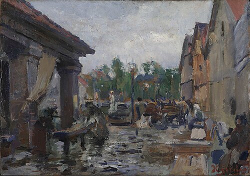 Fra Sadelmakerhullet, 1880, Hans Olaf Heyerdahl