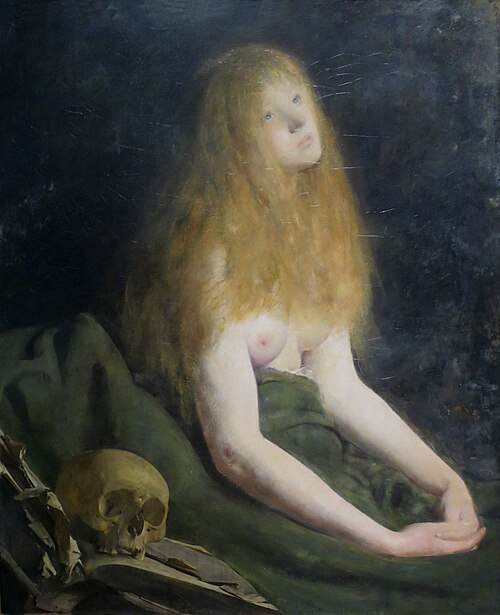 The penitent Magdalene, 1877, Hans Olaf Heyerdahl