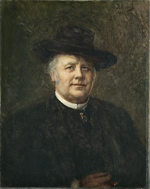 Portrait of Johannes Finne Brun, 1880, Hans Olaf Heyerdahl