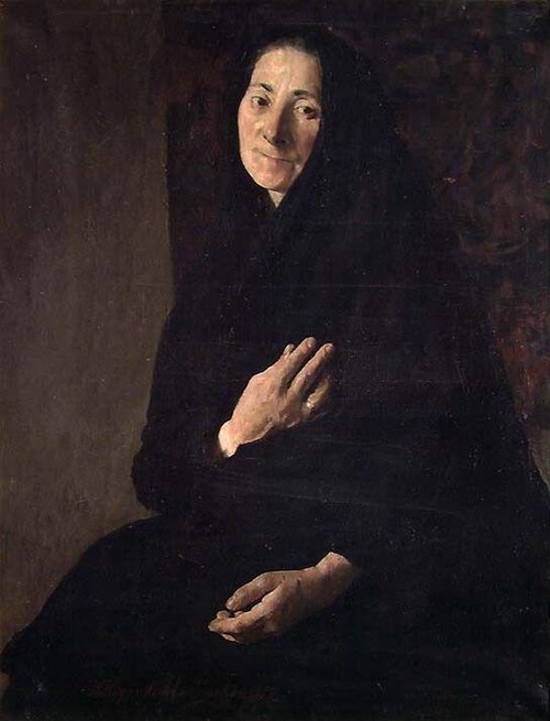 Portrait of a Woman, 1876, Hans Olaf Heyerdahl