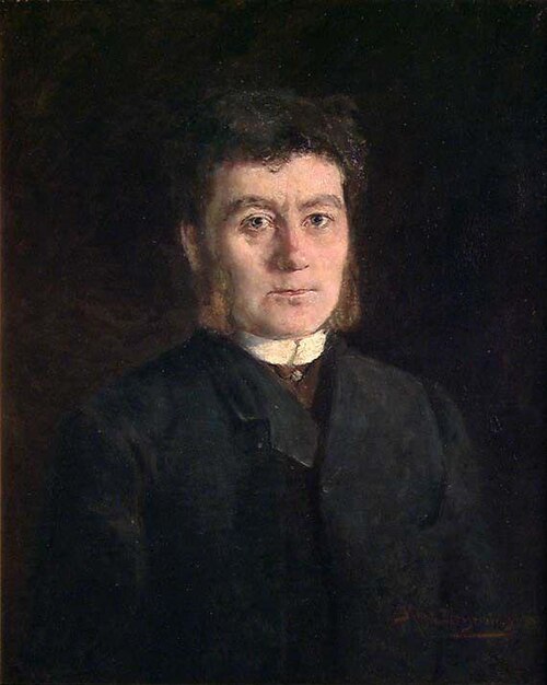 Portrait of the Editor Ola Thommessen, 1888, Hans Olaf Heyerdahl
