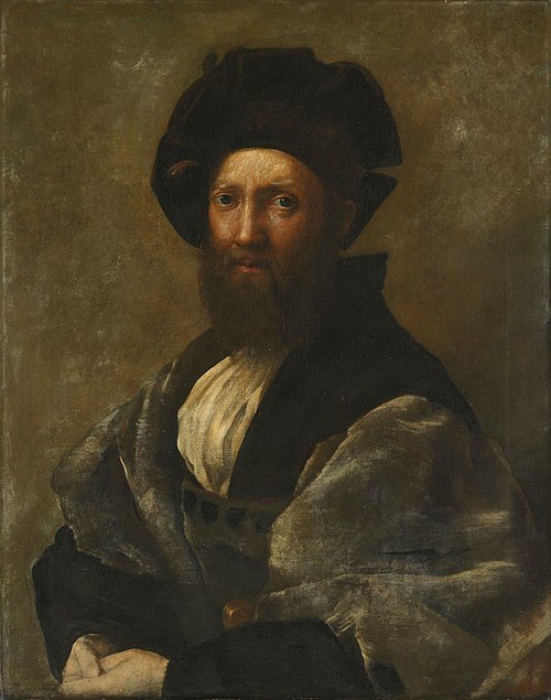 Portrait of B. Castiglione. Copy after Raphael, 1878, Hans Olaf Heyerdahl