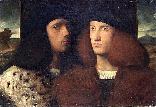 Portrait of two Gentlemen, 1878, Hans Olaf Heyerdahl