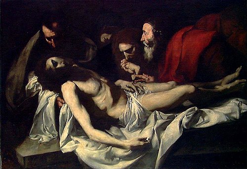 The Entombment. Copy after Ribera, 1879, Hans Olaf Heyerdahl