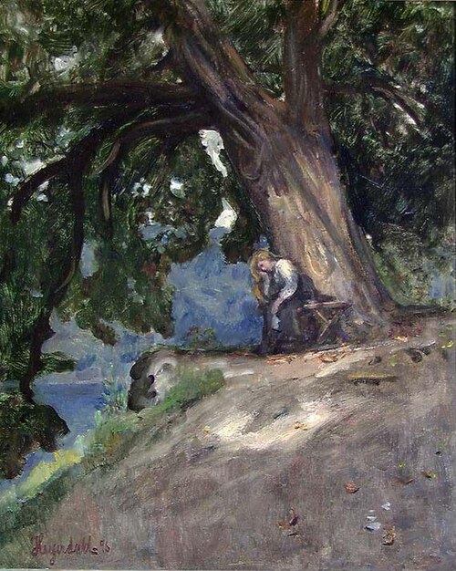 Landscape Study, 1896, Hans Olaf Heyerdahl