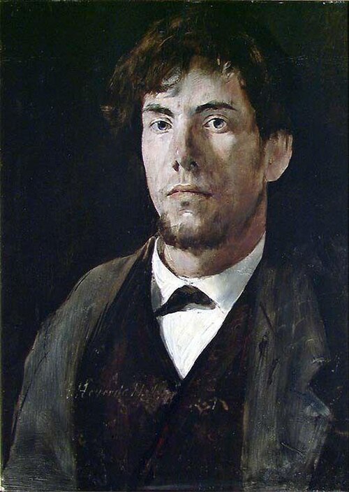 Portrait of the Painter Christian Skredsvig, 1876, Hans Olaf Heyerdahl