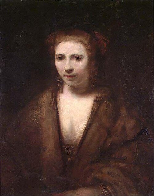 Saskia. Copy after Rembrandt, 1878, Hans Olaf Heyerdahl