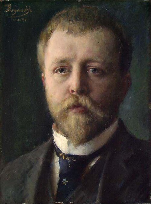 Self-Portrait, 1890, Hans Olaf Heyerdahl