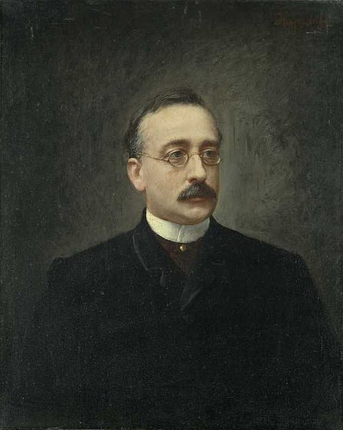 Portrait of August Bonnevie, 1890, Hans Olaf Heyerdahl