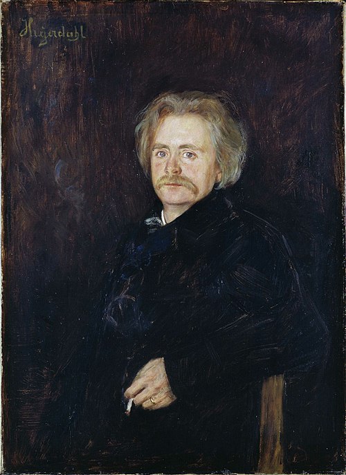 Portrait of Edvard Grieg, 1880, Hans Olaf Heyerdahl