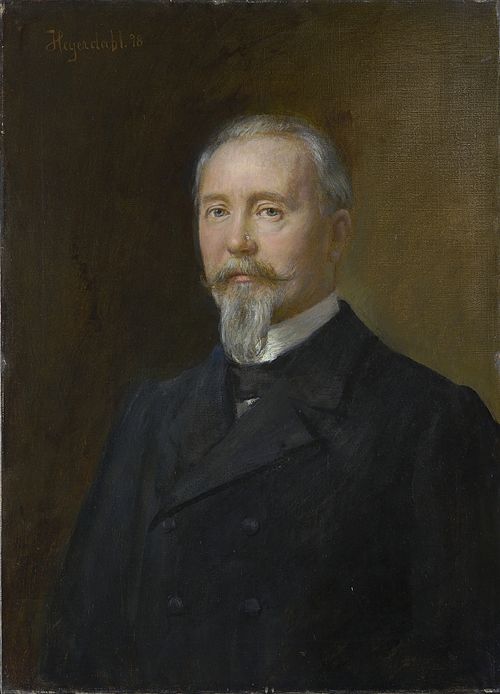 Portrait of Ove Laurentius Ekman, 1898, Hans Olaf Heyerdahl