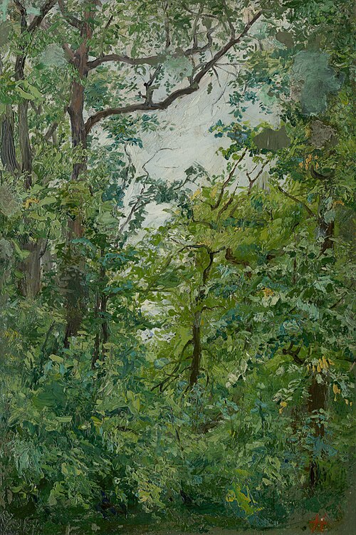 Z parku, 1910, Jozef Hanula