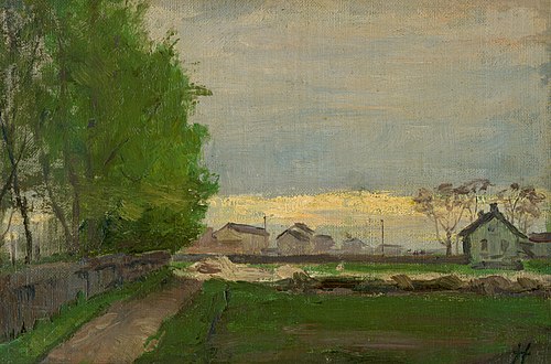 Around Munich II., 1892, Jozef Hanula