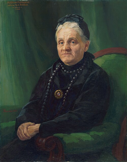 Mother of M. R. Štefánik, 1928, Jozef Hanula