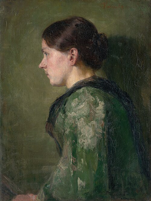 Lost in Thought, 1897, Jozef Hanula