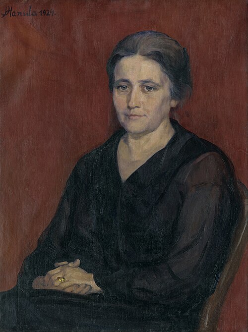 Umelcova manželka, 1924, Jozef Hanula