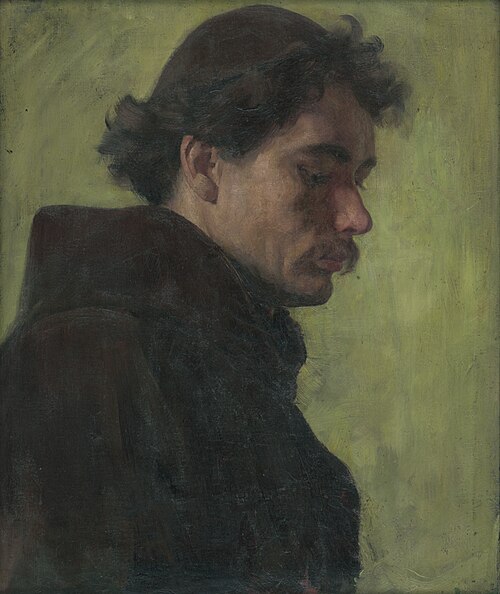 Podobizeň mnícha, 1897, Jozef Hanula