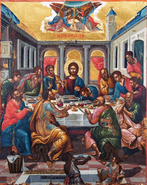 The Last Supper, 1589, Michael Damaskinos