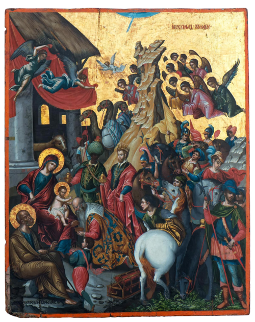 Adoration of the Kings (Damaskinos), 1589, Michael Damaskinos