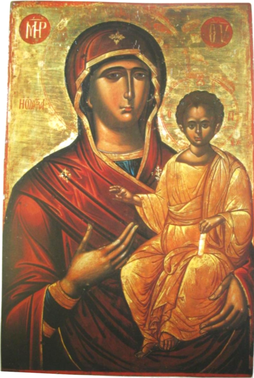 Virgin Hodegetria (Damaskinos), 1571, Michael Damaskinos