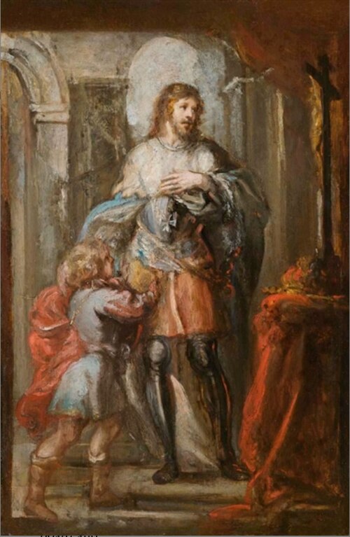 Saint Louis as a crusader, 1650, Philip Fruytiers