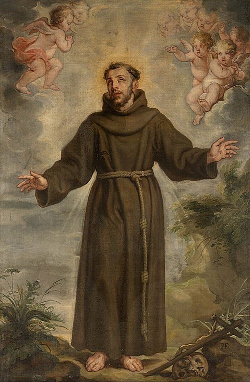 Saint Francis of Assisi, 1650, Philip Fruytiers