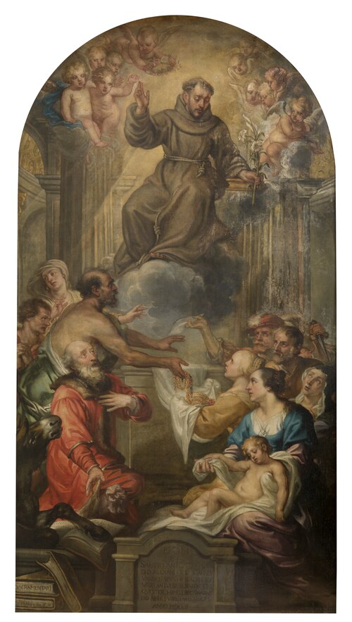 The Apotheosis of Saint Antony of Padua, 1652, Philip Fruytiers