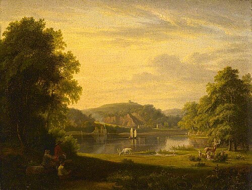 View of the Plym from the Grounds of Saltram House, 1812, Philip Hutchings Rogers
