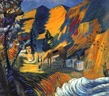 By the Sea. Sphinx, 1908, Martiros Sarian
