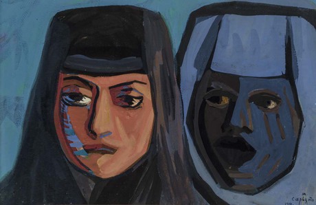 Turkish woman and Egyptian woman, 1910, Martiros Sarian