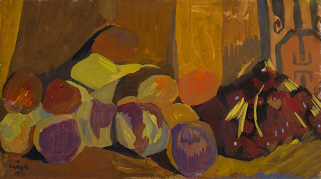 Still life. Brown tones, 1912, Martiros Sarian