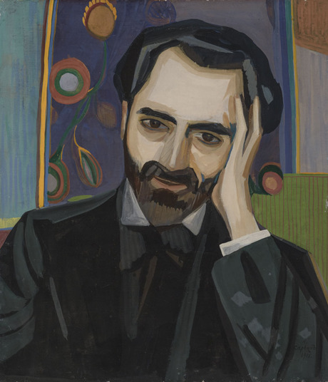 Portrait of the poet Alexander Tsaturyan, 1915, Martiros Sarian