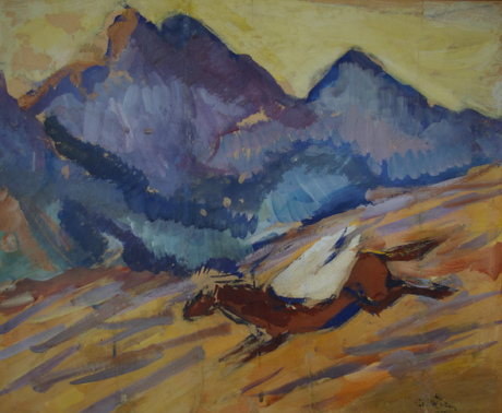 The rider, 1912, Martiros Sarian