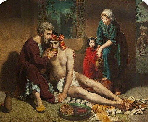 The Good Samaritan, 1857, Philip Richard Morris