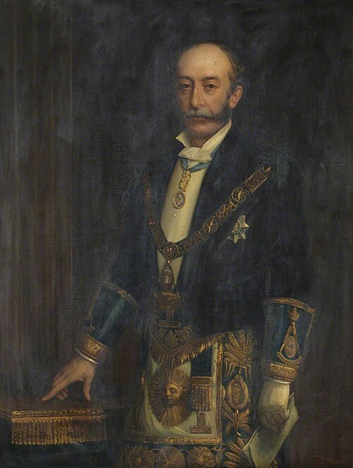 Henry Howard Molyneux (1831–1890), 4th Earl of Carnarvon, KP, , Philip Richard Morris