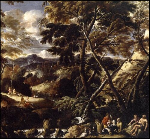 Wooded Landscape, 1650, Philips Augustyn Immenraet
