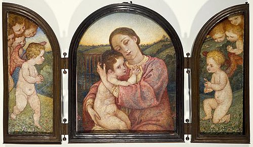 Triptych. Motherhood, 1902, Phoebe Anna Traquair