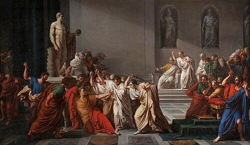The Death of Julius Caesar, 1827, Vincenzo Camuccini