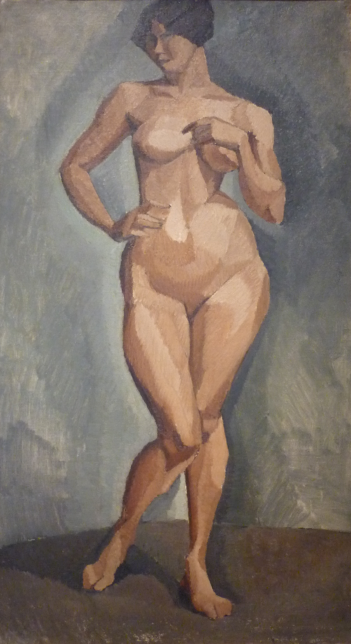 Nu debout de face, 1910, Roger de La Fresnaye