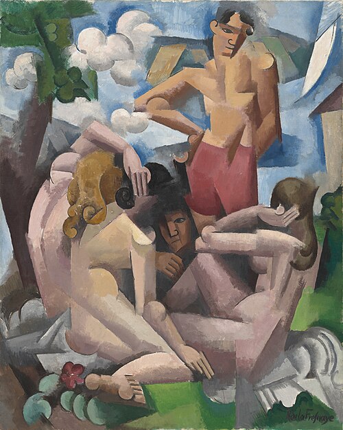 Les Baigneurs, 1912, Roger de La Fresnaye