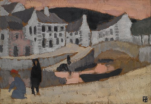The Canal, Brittany Landscape, 1909, Roger de La Fresnaye