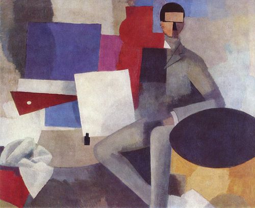 Homme assis, 1913, Roger de La Fresnaye