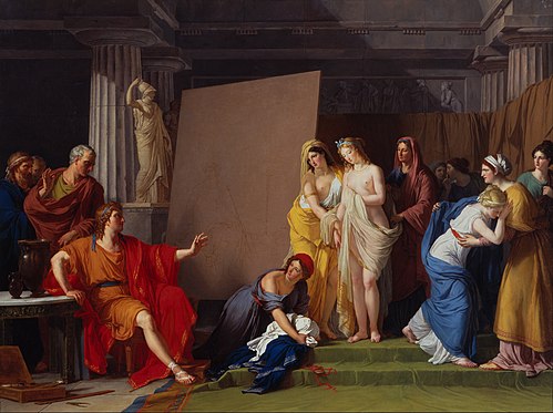 Zeuxis Choosing his Models for the Image of Helen from among the Girls of Croton, 1791, François-André Vincent