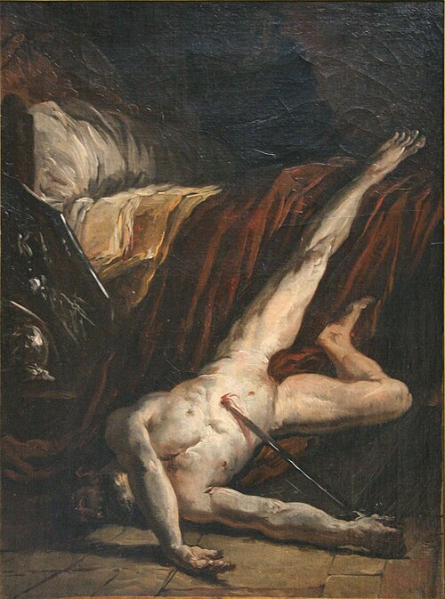 La mort de Caton, 1771, François-André Vincent